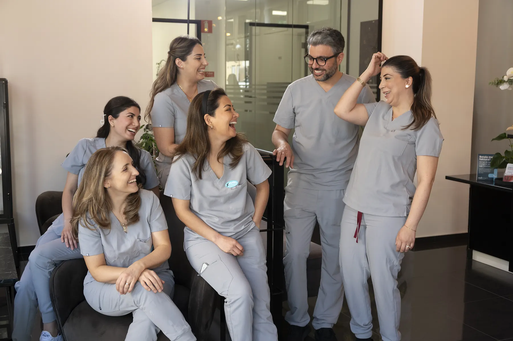 Teamet på XDental i centrala Norrköping